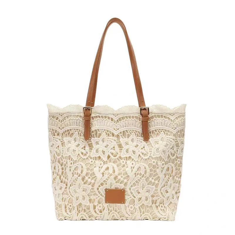 Lace Crochet Beach Bag with Flowers | Large Capacity Summer Boho Shoulder Tote | Versatile Knitted Travel Bag for Vacation
Lace Crochet Beach Bag with Flowers | Large Capacity Summer Boho Shoulder Tote | Versatile Knitted Travel Bag for Vacation