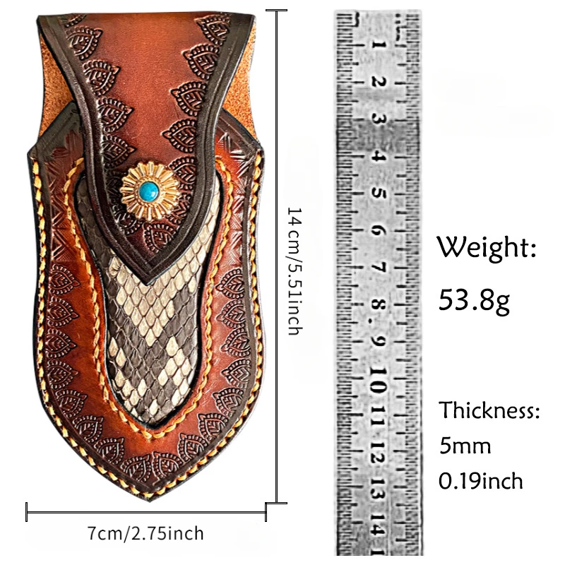 Leather knife cover, folding knife protective cover, pocket knife cover, leather storage bag, storage cover, portable for travel
Leather knife cover, folding knife protective cover, pocket knife cover, leather storage bag, storage cover, portable for travel