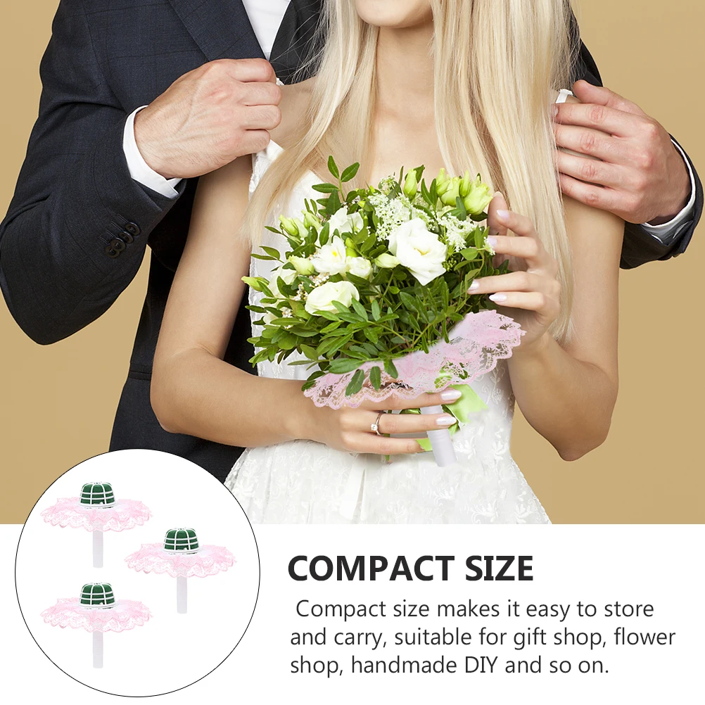 3 set 3 Sets Flower Lace Skirt Bouquet Holders Wedding Floral Handle Bridal Ceremony Decor DIY Accessories Base
3 set 3 Sets Flower Lace Skirt Bouquet Holders Wedding Floral Handle Bridal Ceremony Decor DIY Accessories Base