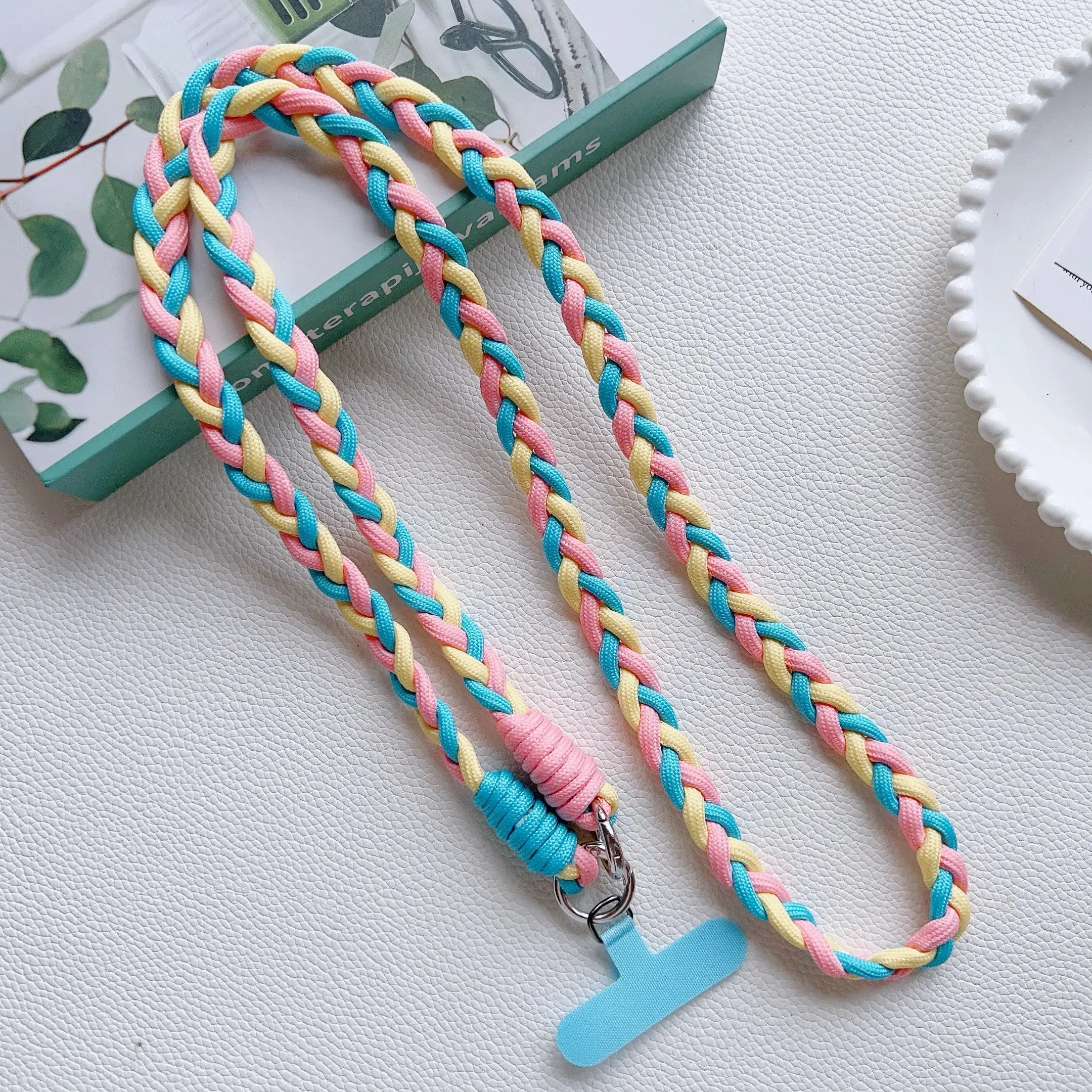 Trendy woven phone strap, adjustable long cord for travel and sports, secure grip design
Trendy woven phone strap, adjustable long cord for travel and sports, secure grip design
