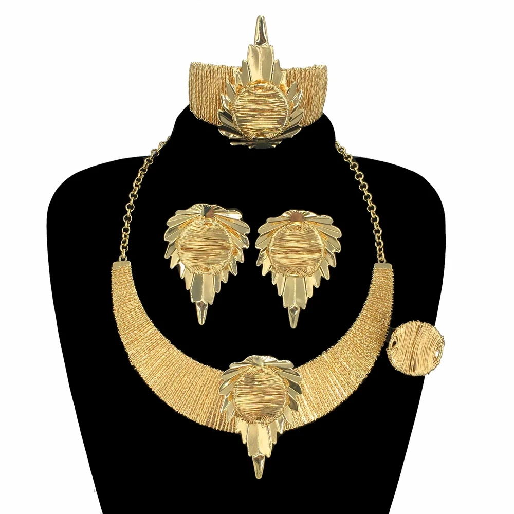 Fashion Women Jewelry Set Latest Brazilian Exquisite Handmade Beautiful Necklace Wedding Party Accessories FHK15780
Fashion Women Jewelry Set Latest Brazilian Exquisite Handmade Beautiful Necklace Wedding Party Accessories FHK15780