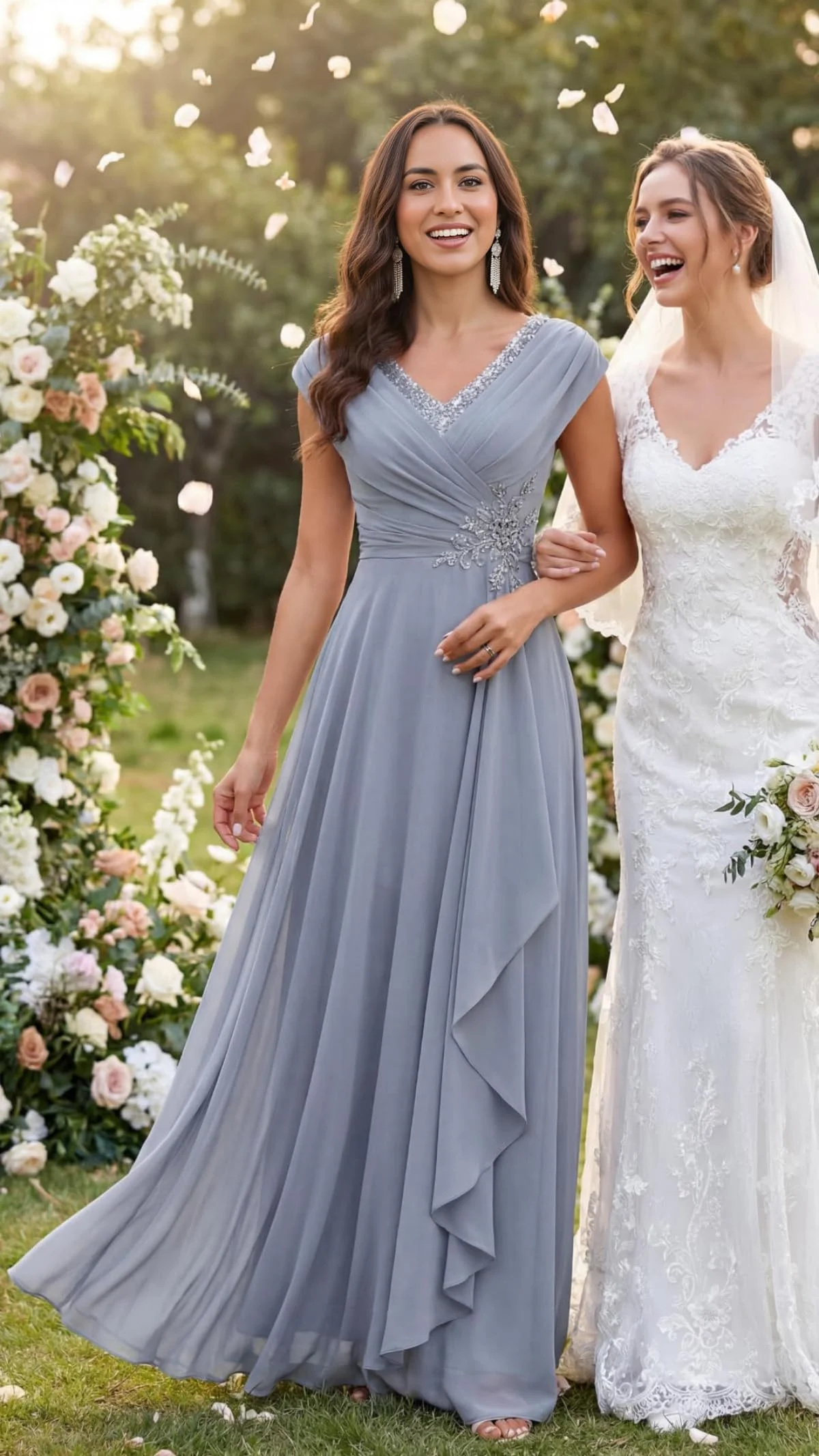 FELICITY Chiffon Mother of the Bride Dress for Women Long A-Line Lace Applique Floor Length Formal Evening Gown Customized
FELICITY Chiffon Mother of the Bride Dress for Women Long A-Line Lace Applique Floor Length Formal Evening Gown Customized