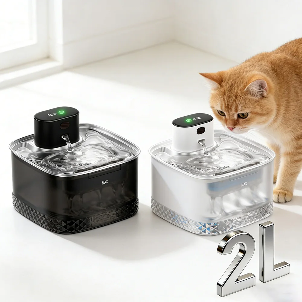 2L Automatic Pet Water Fountain Wireless Cats Dogs Water Dispenser Pet Sensor Drinking Fountain Bowl Battery 2 in 1 Dispenser
2L Automatic Pet Water Fountain Wireless Cats Dogs Water Dispenser Pet Sensor Drinking Fountain Bowl Battery 2 in 1 Dispenser