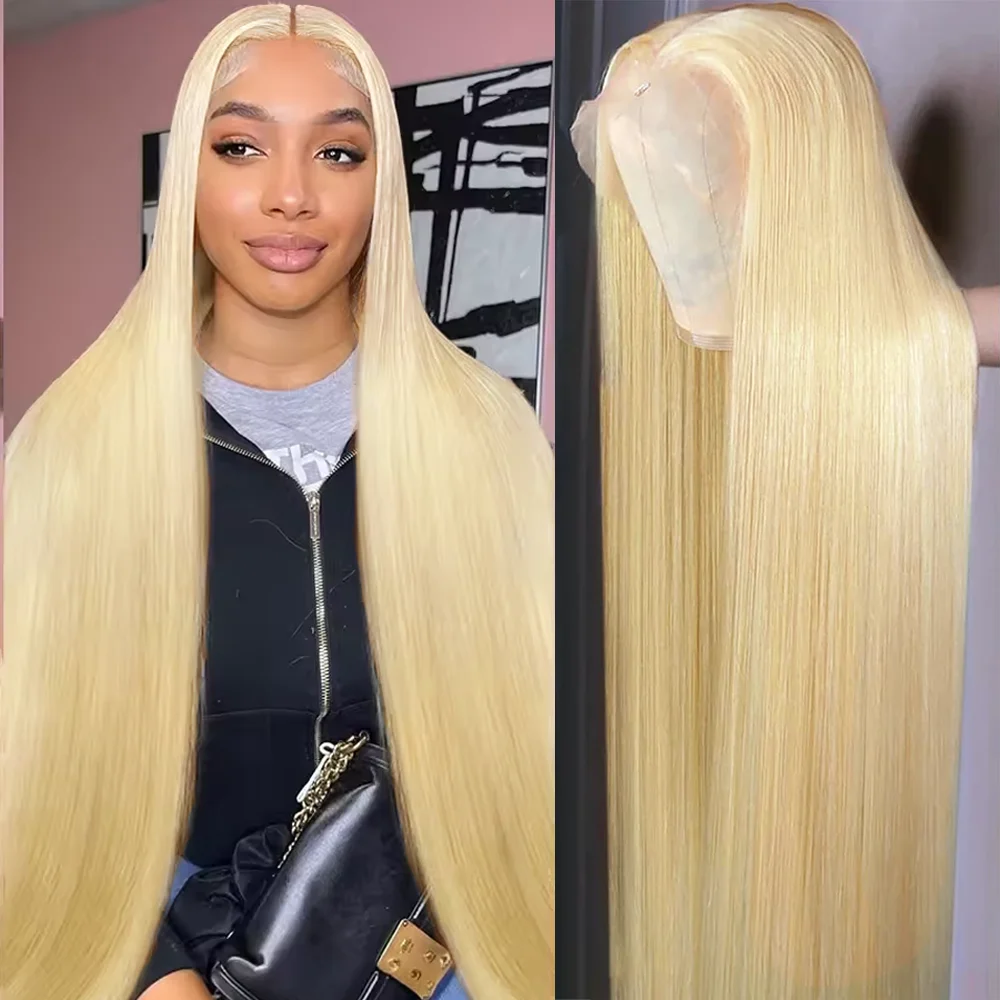 200 Density 613 Blonde 13x6 HD lace frontal wig Straight Human Hair Wigs Real Brazilian 613 Colored Human Hair For Women 46 Inch
200 Density 613 Blonde 13x6 HD lace frontal wig Straight Human Hair Wigs Real Brazilian 613 Colored Human Hair For Women 46 Inch