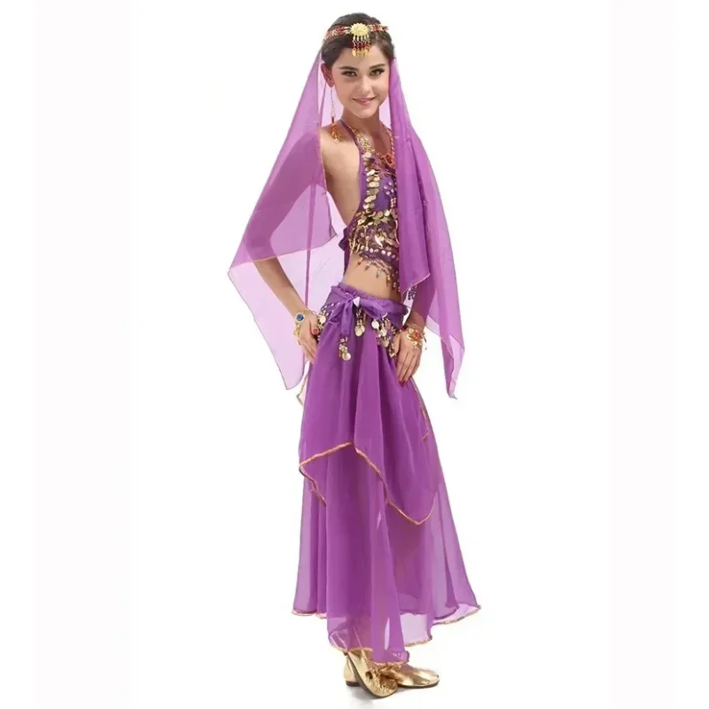4pcs/Set Bollywood Dance Costumes Indian Belly Dance Costumes Set For Women Chiffon Bollywood Orientale Belly Dance Costume Set
4pcs/Set Bollywood Dance Costumes Indian Belly Dance Costumes Set For Women Chiffon Bollywood Orientale Belly Dance Costume Set