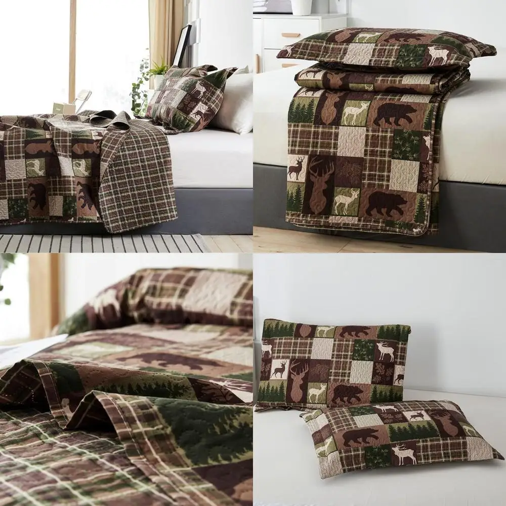 Двустороннее клетчатое постельное белье с изображением лося и медведя, одеяло King Size, деревенское покрывало, покрывало для кабины, дикий орх, чехол для кушетки, летний свет
Двустороннее клетчатое постельное белье с изображением лося и медведя, одеяло King Size, деревенское покрывало, покрывало для кабины, дикий орх, чехол для кушетки, летний свет