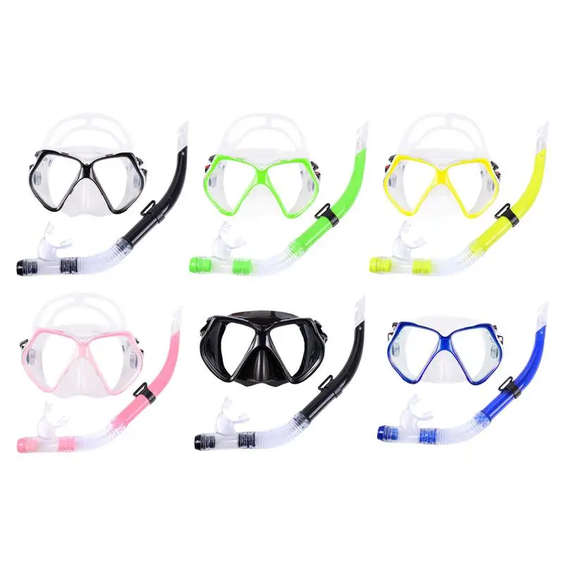 Scuba Masque and Snorkel Scuba Gear Adult Goggles Anti-Leak & Anti-Fog Panoramic View Snorkeling Gear Tempered Glass
Scuba Masque and Snorkel Scuba Gear Adult Goggles Anti-Leak & Anti-Fog Panoramic View Snorkeling Gear Tempered Glass