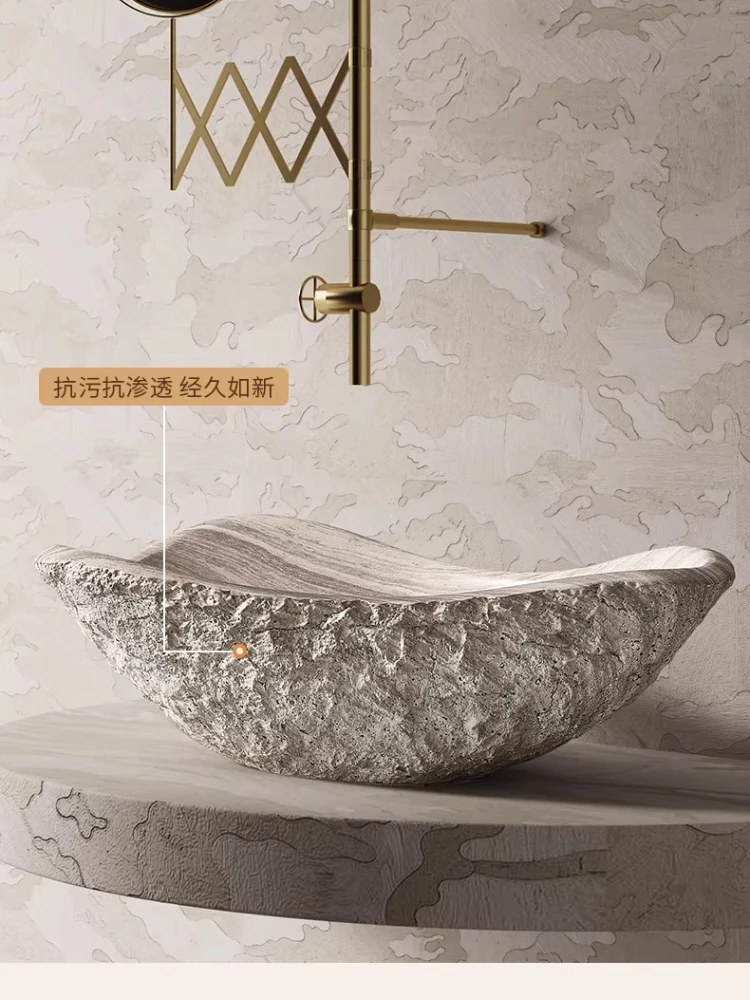 Раковина для ванной комнаты в средневековом стиле с текстурой под камень, персонализированная раковина для B&B, художественная раковина для ванной.
Раковина для ванной комнаты в средневековом стиле с текстурой под камень, персонализированная раковина для B&B, художественная раковина для ванной.
