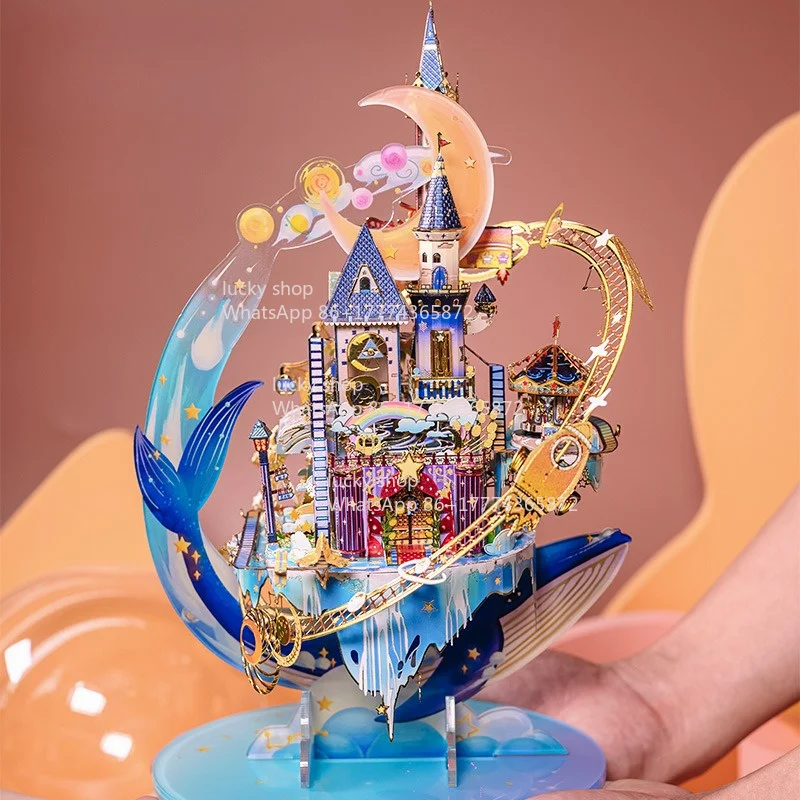 Starry Sky Playground Metal Assembly Model 3D Three-dimensional Puzzle Manual
Starry Sky Playground Metal Assembly Model 3D Three-dimensional Puzzle Manual