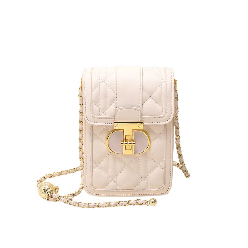 Large-Capacity Small Square Bag - Solid Color Quilted Stitching Bag, Trendy Chain Lock Shoulder & Crossbody Purse
Large-Capacity Small Square Bag - Solid Color Quilted Stitching Bag, Trendy Chain Lock Shoulder & Crossbody Purse