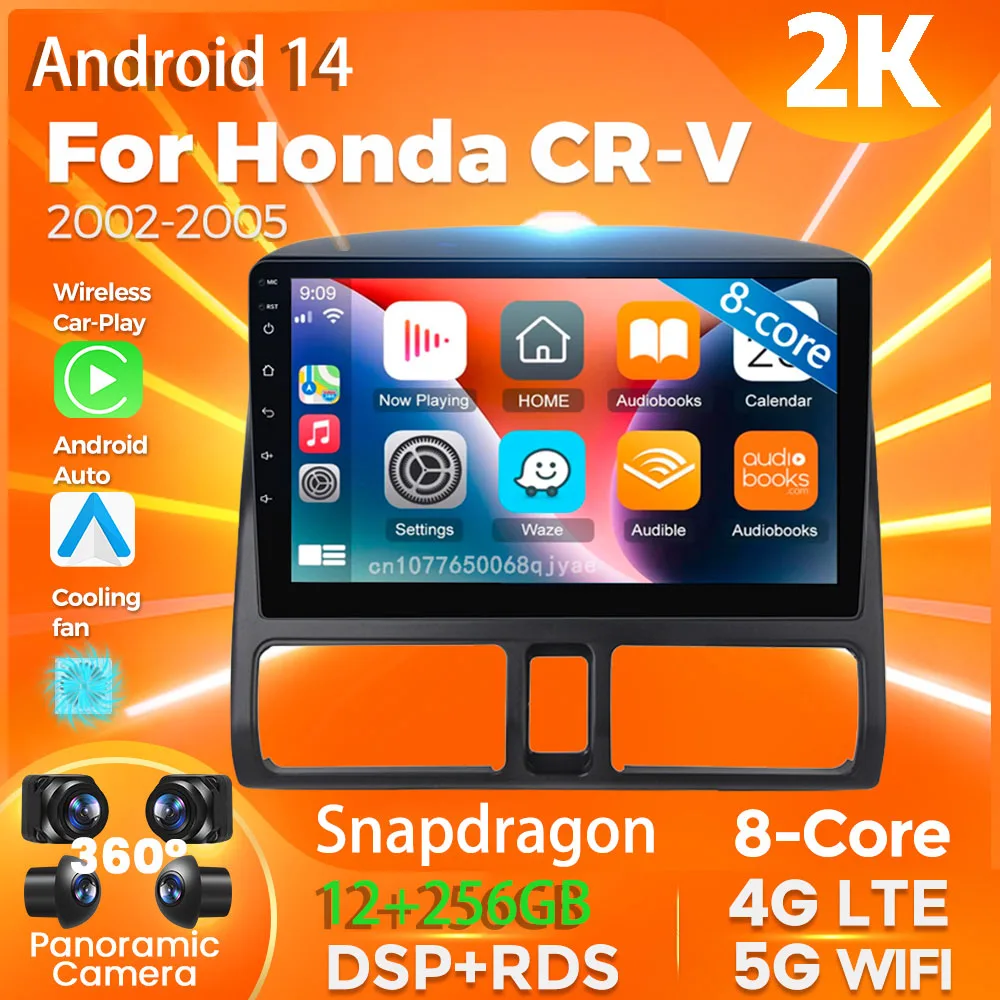 Android 14 Carplay 2DIN Car Radio Multimedia Video Player For Honda CR-V 2002 - 2005 Navigation GPS Stereo DSP 360 Camera DVD BT
Android 14 Carplay 2DIN Car Radio Multimedia Video Player For Honda CR-V 2002 - 2005 Navigation GPS Stereo DSP 360 Camera DVD BT