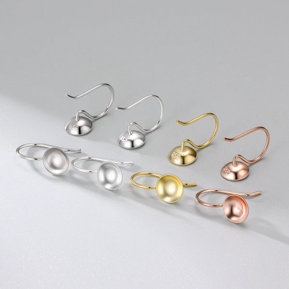 2pcs/lot 925 Sterling Silver Pearl And Gemstone Tray Earrings Hook Bead Blank Base DIY Earrings Charm Jewelry Making
2pcs/lot 925 Sterling Silver Pearl And Gemstone Tray Earrings Hook Bead Blank Base DIY Earrings Charm Jewelry Making
