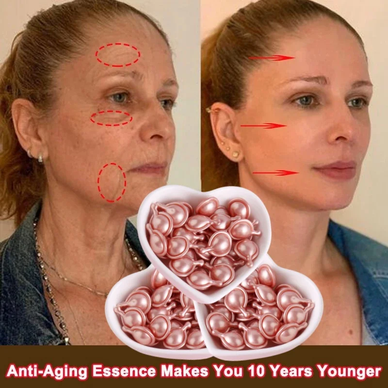 Pink Hyaluronic Acid Capsule Serum Anti-Wrinkle Anti-Aging Fade Fine Lines Firming & Whitening Skin Care Products
Pink Hyaluronic Acid Capsule Serum Anti-Wrinkle Anti-Aging Fade Fine Lines Firming & Whitening Skin Care Products