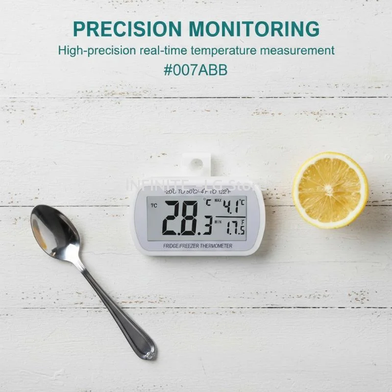 Digital Freezer Room Thermometer Large LCD Waterproof Magnetic Back Hook Temperature Monitor For Kitchen Home Restaurant
Digital Freezer Room Thermometer Large LCD Waterproof Magnetic Back Hook Temperature Monitor For Kitchen Home Restaurant