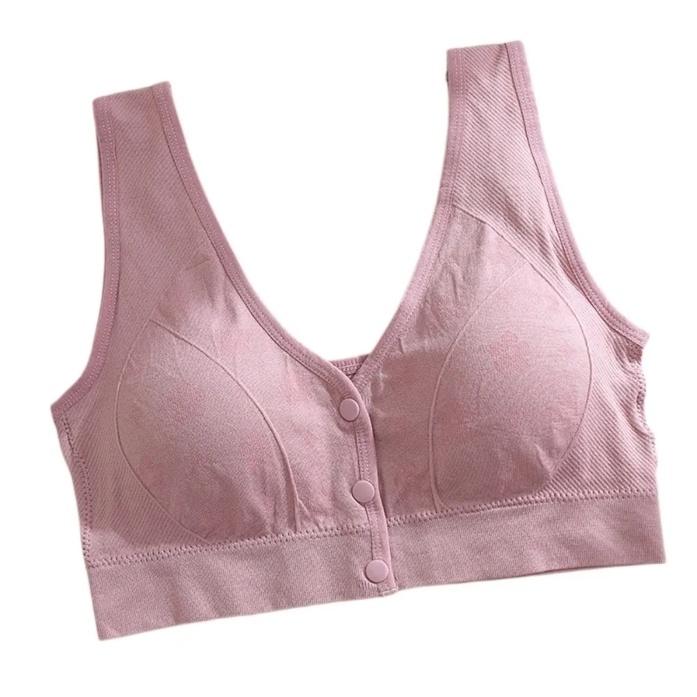 Simple Shock Absorption Front Closure Bra Lingerie Soft Wire Free Bra Breathable Comfortable Wire-free Bra Lady
Simple Shock Absorption Front Closure Bra Lingerie Soft Wire Free Bra Breathable Comfortable Wire-free Bra Lady