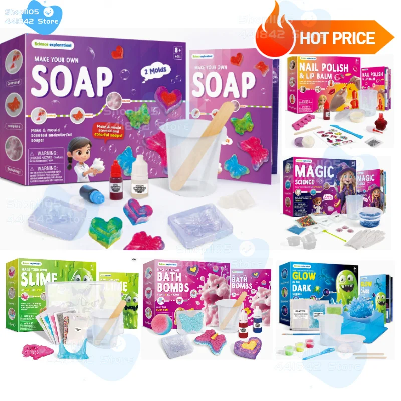 Children Magic Science Experiment Kit Handmade DIY Soap STEAM Educational Teaching Aids Primary School Student Toys Kids Gift
Children Magic Science Experiment Kit Handmade DIY Soap STEAM Educational Teaching Aids Primary School Student Toys Kids Gift
