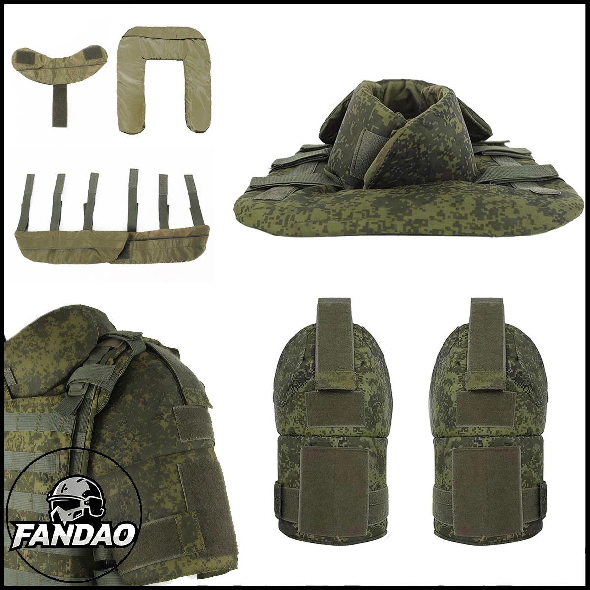 Russian Neck Collar Shoulder Pads Protective Kit Tactical Shoulder Armor Guard for 6b23 6B43 Vest Outdoor Hunting Shooting Gear
Russian Neck Collar Shoulder Pads Protective Kit Tactical Shoulder Armor Guard for 6b23 6B43 Vest Outdoor Hunting Shooting Gear