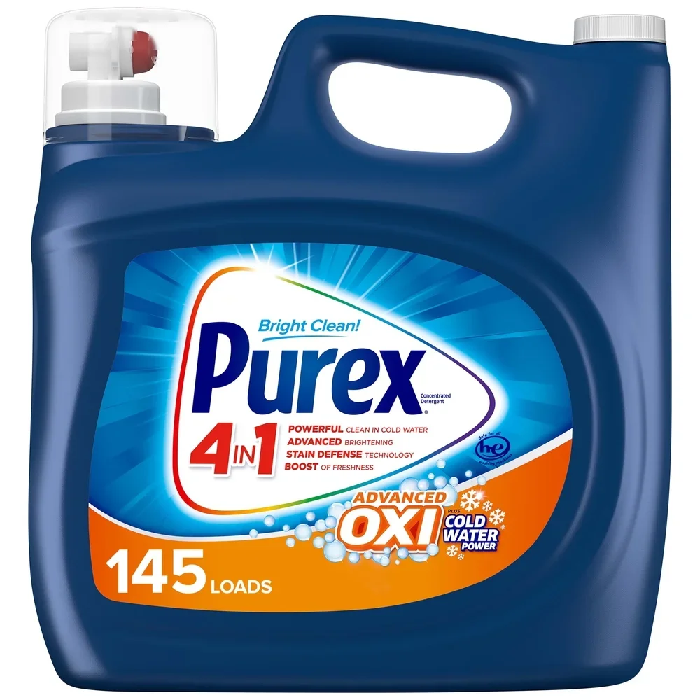 Liquid Laundry Detergent OXI 218oz 145 Loads Stain Remover Brightening Fresh Morning Burst Safe All Machines
Liquid Laundry Detergent OXI 218oz 145 Loads Stain Remover Brightening Fresh Morning Burst Safe All Machines