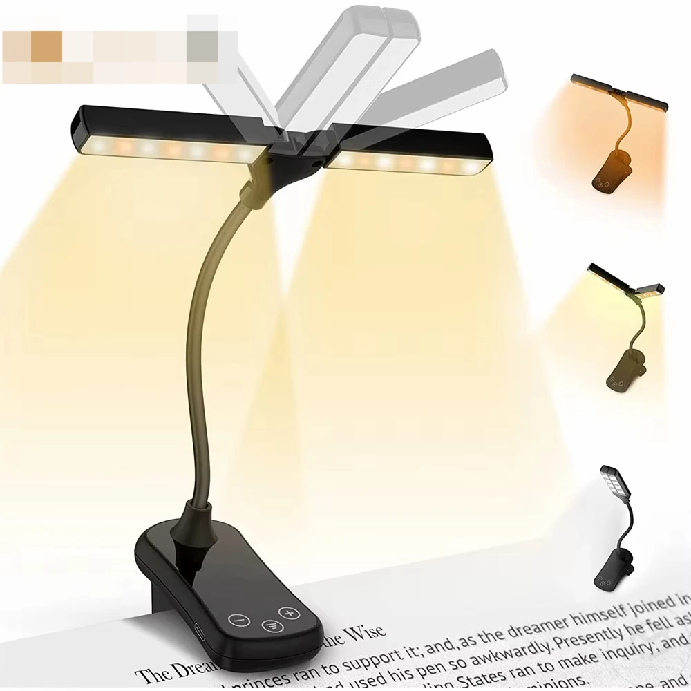 Rechargeable Book Light in Bed 2 Adjustable LED Clip-on Read Light Portable Book Reading Lamp Mini Night Light For Kids Bedroom
Rechargeable Book Light in Bed 2 Adjustable LED Clip-on Read Light Portable Book Reading Lamp Mini Night Light For Kids Bedroom