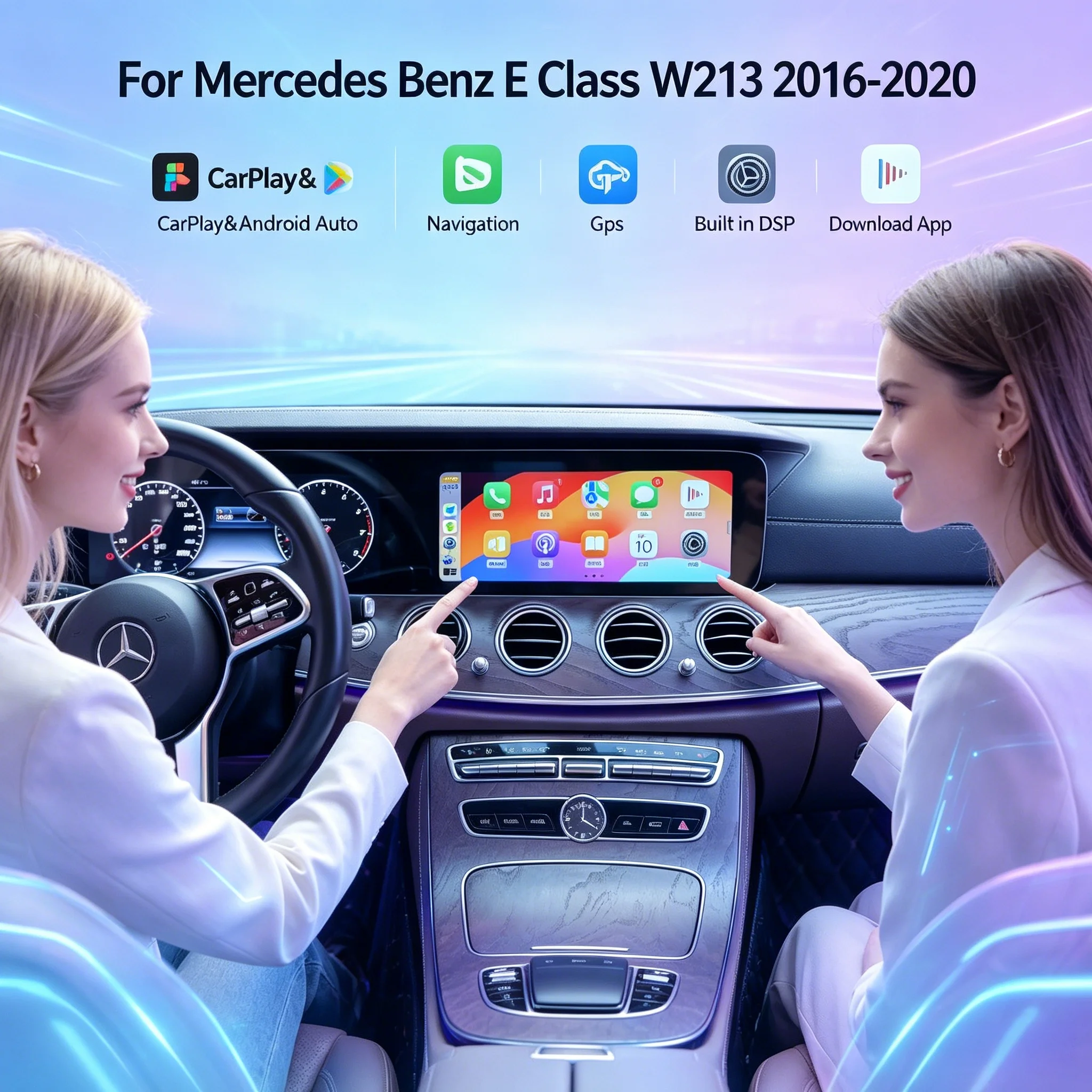 12.3" Android auto For Mercedes Benz E Class W213 2016-2020 Car Radio Multimedia Player GPS Navigation Wireless Carplay WIFI BT
12.3" Android auto For Mercedes Benz E Class W213 2016-2020 Car Radio Multimedia Player GPS Navigation Wireless Carplay WIFI BT