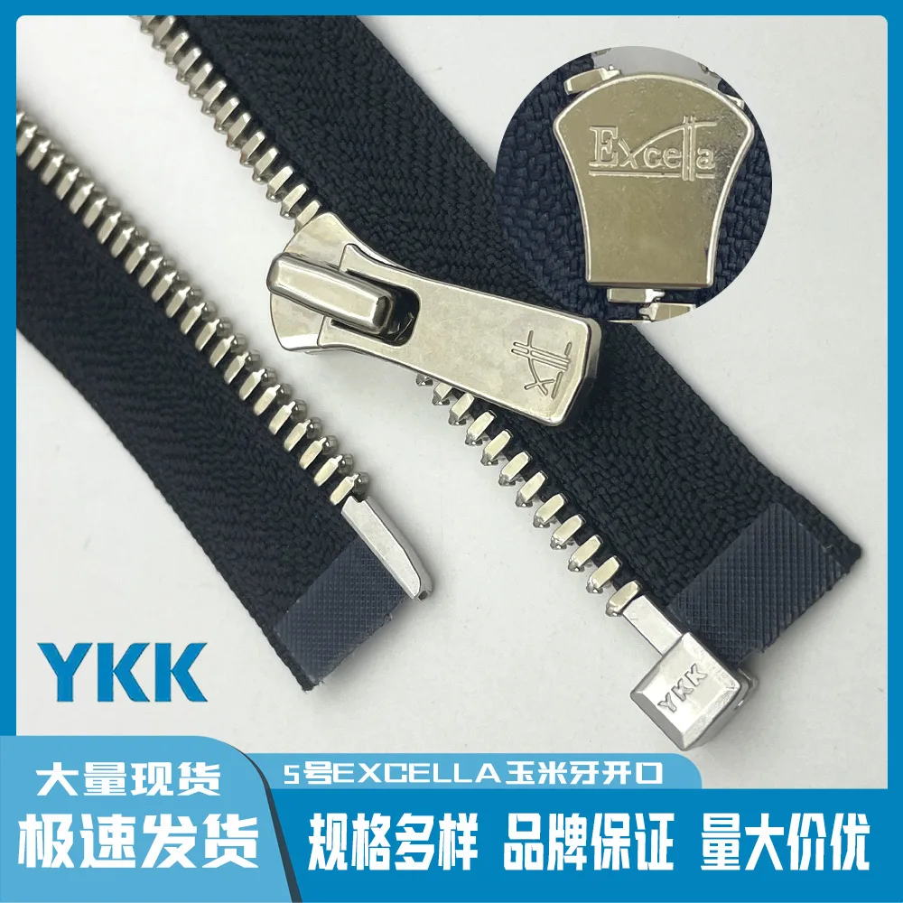 10pcs/Lot YKK Zipper EXCELLA 5# 80cm Metal Nickel-colored Corn Tooth Single Open Jacket Craft DIY Apparel Sewing Supplies
10pcs/Lot YKK Zipper EXCELLA 5# 80cm Metal Nickel-colored Corn Tooth Single Open Jacket Craft DIY Apparel Sewing Supplies