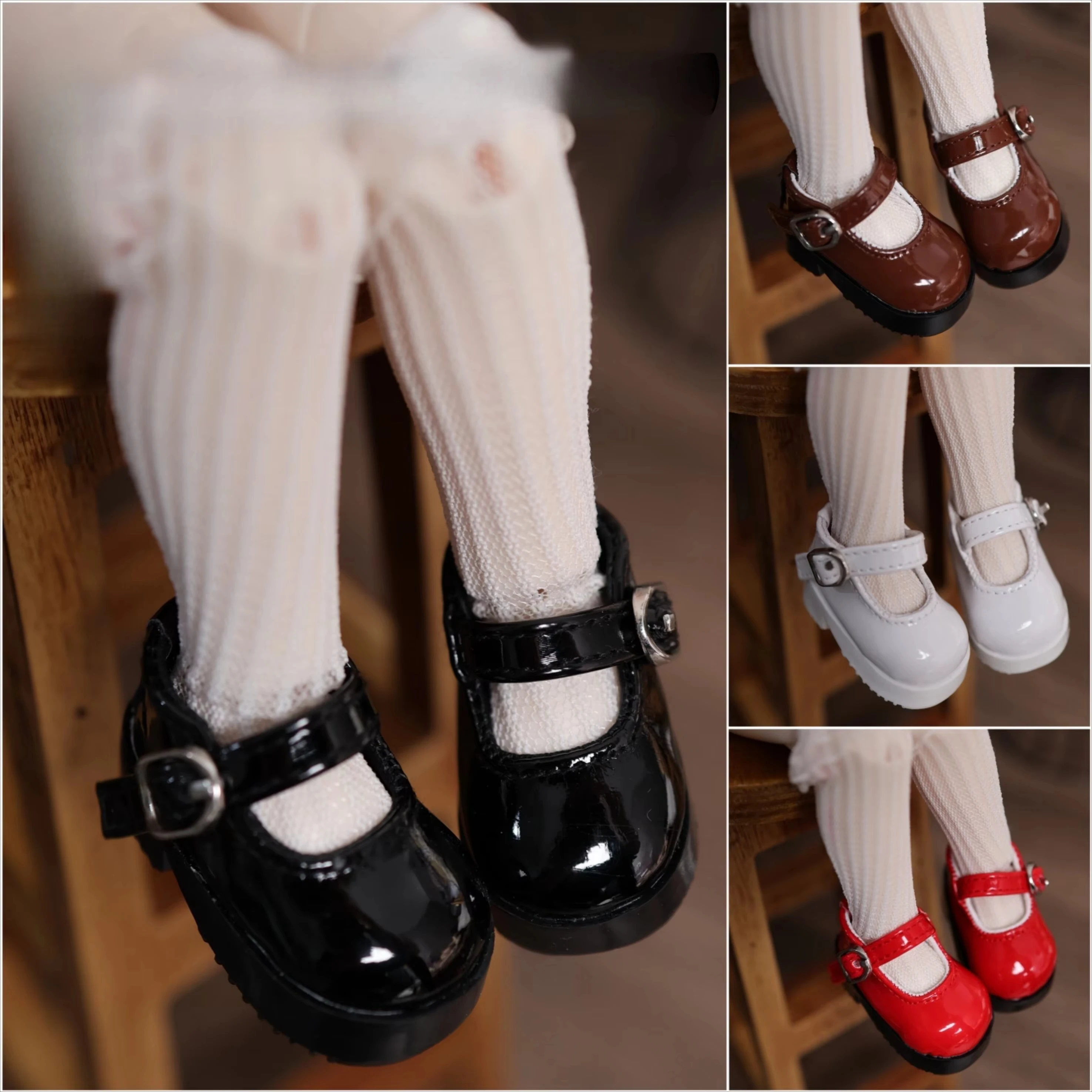 Doll Leather Shoes for 1/6 BJD Blythe 30CM Simulation Movable Doll Princess Style Accessories
Doll Leather Shoes for 1/6 BJD Blythe 30CM Simulation Movable Doll Princess Style Accessories