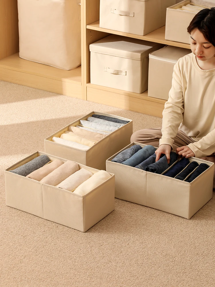 Foldable Ox Cloth Storage Box for Clothes And Pants Organizer Der Dividers Wardrobe Storage Bin Home Use Jeans Multi L...
Foldable Ox Cloth Storage Box for Clothes And Pants Organizer Der Dividers Wardrobe Storage Bin Home Use Jeans Multi L...
