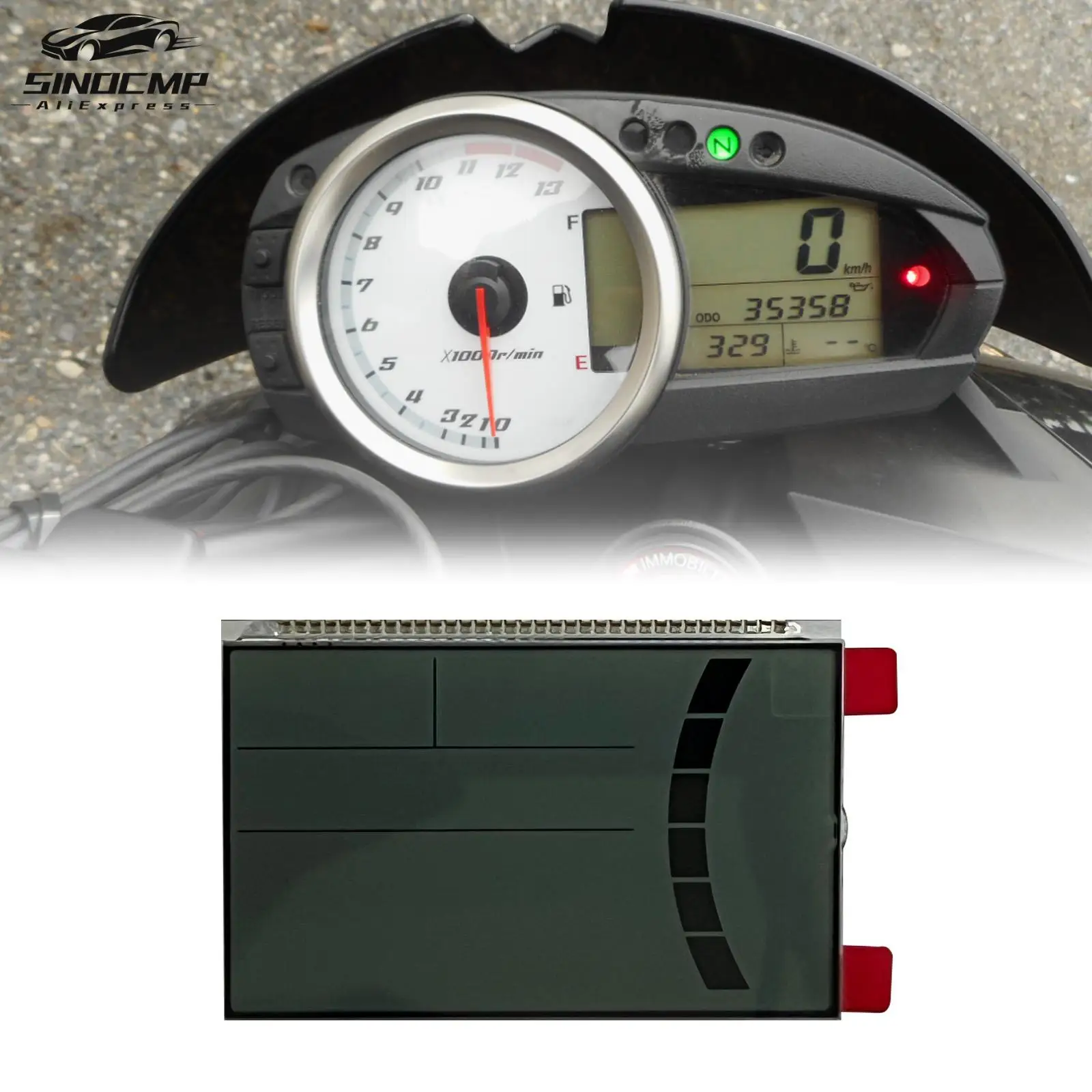 Motorcycle Meter LCD Display Screen For Kawasaki Z1000 Z750 Z750R ZX6R 636 Motorcycle Speedometer Instrument LCD Screen Parts
Motorcycle Meter LCD Display Screen For Kawasaki Z1000 Z750 Z750R ZX6R 636 Motorcycle Speedometer Instrument LCD Screen Parts