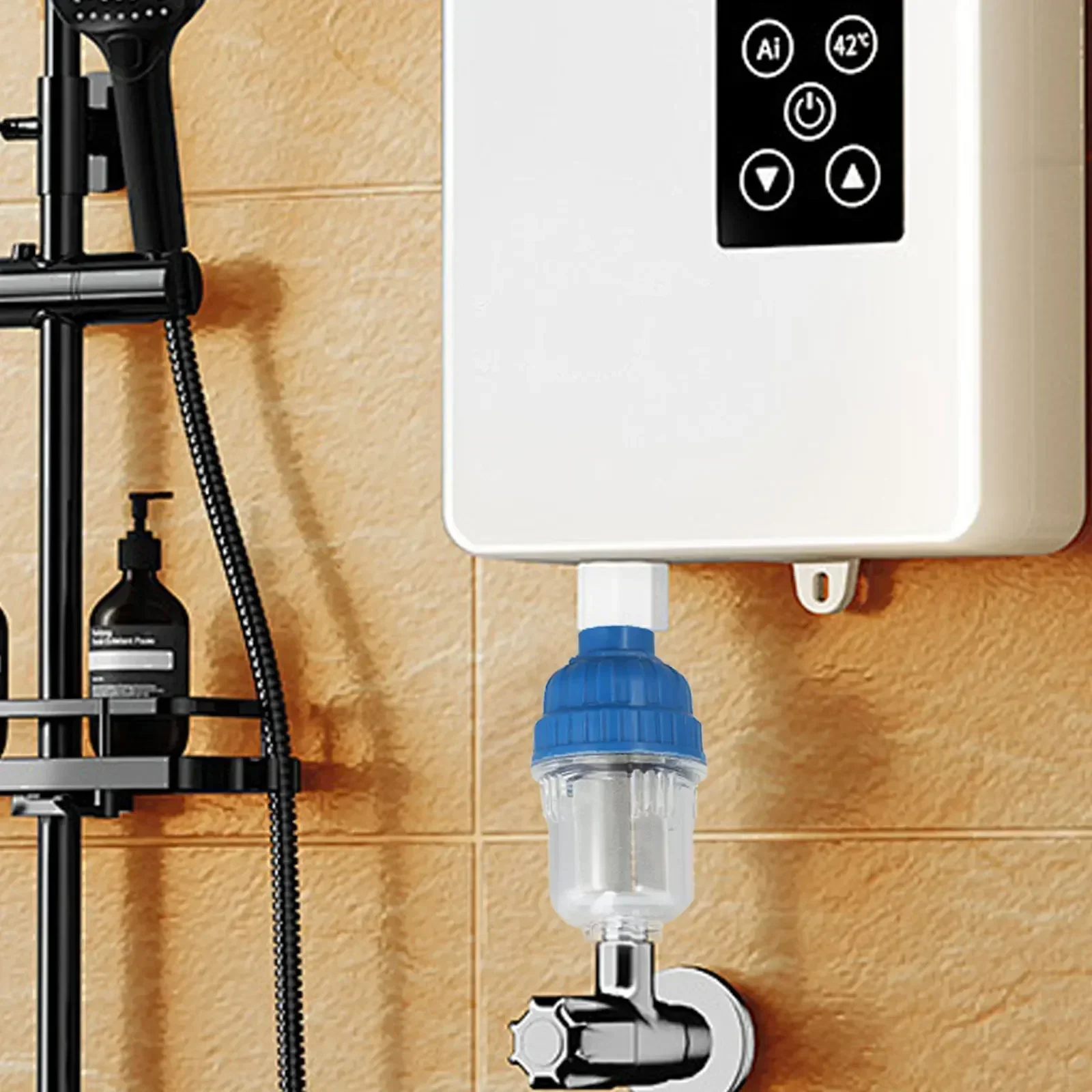 Accessories Water Filter Blue Silver Protection Shower Stainless Steel Construction Easy Disassembly Household
Accessories Water Filter Blue Silver Protection Shower Stainless Steel Construction Easy Disassembly Household