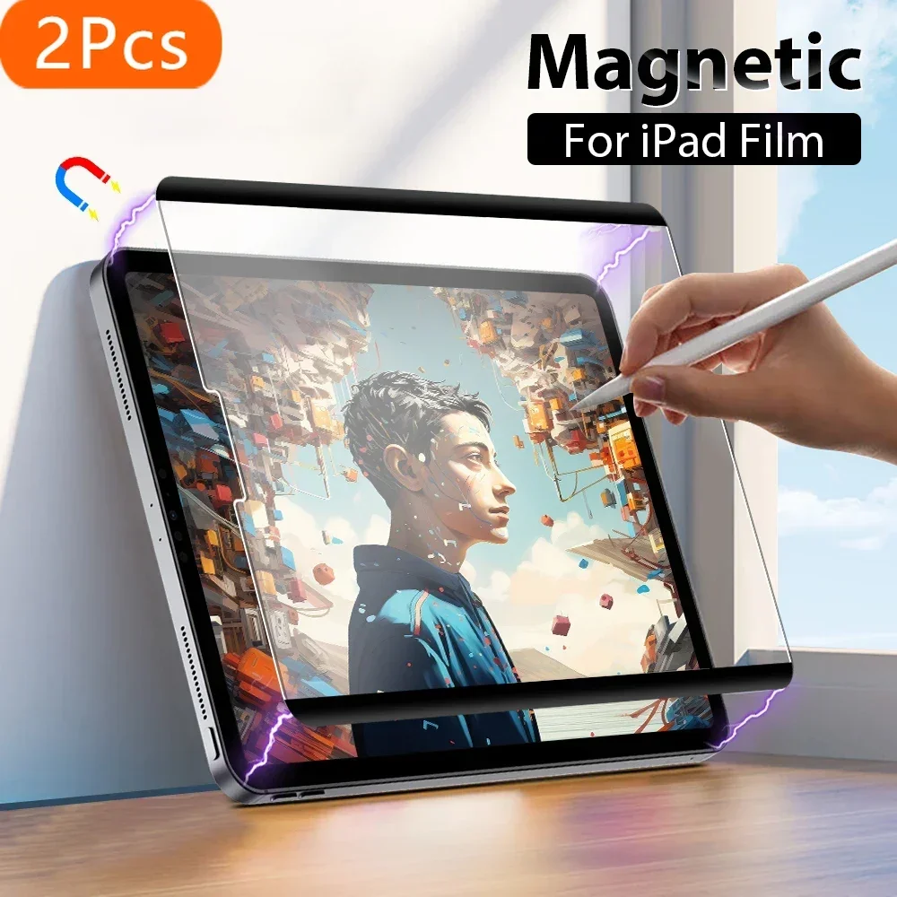 2 шт. магнитная бумажная пленка для Ipad Pro 13 11 M4 12,9 6-й воздух 5 4 3 M2 Защитная пленка для экрана для Ipad 9 9 10-го поколения Mini 6
2 шт. магнитная бумажная пленка для Ipad Pro 13 11 M4 12,9 6-й воздух 5 4 3 M2 Защитная пленка для экрана для Ipad 9 9 10-го поколения Mini 6