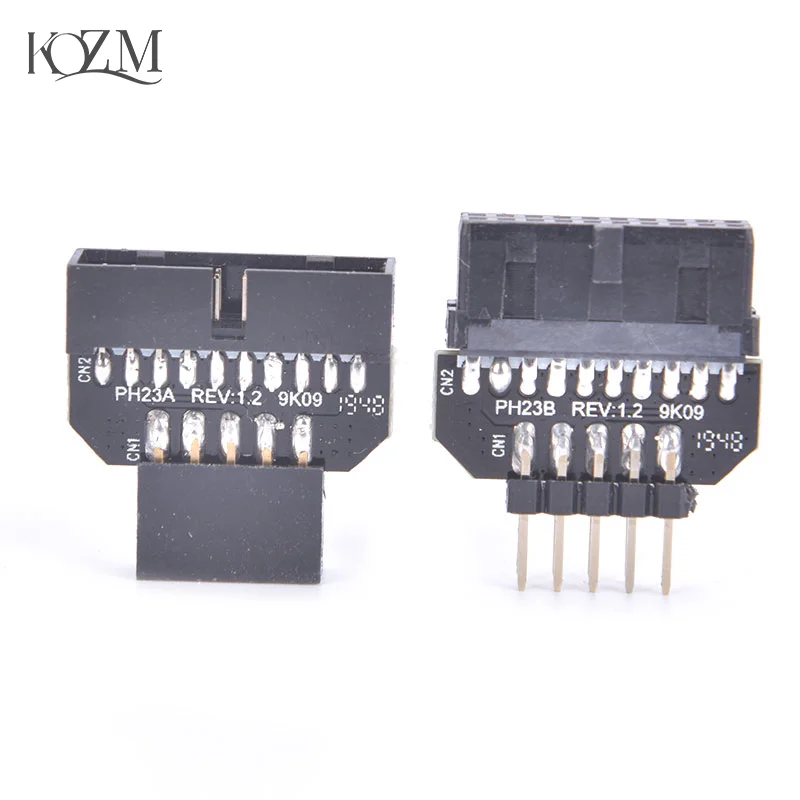 Front Panel Plug Connector USB3.0 19-pin To USB 9Pin Adapter For Motherboard
Front Panel Plug Connector USB3.0 19-pin To USB 9Pin Adapter For Motherboard