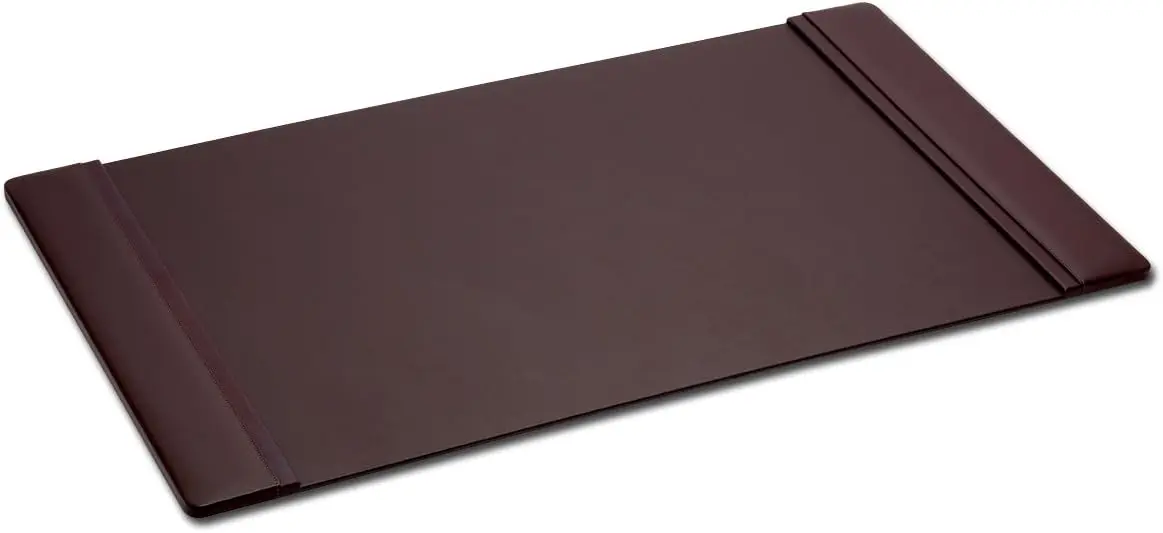 Leather Desk Pad with Side Rails - Executive Writing Blotter, Chocolate Brown, 22"x14"
Leather Desk Pad with Side Rails - Executive Writing Blotter, Chocolate Brown, 22"x14"