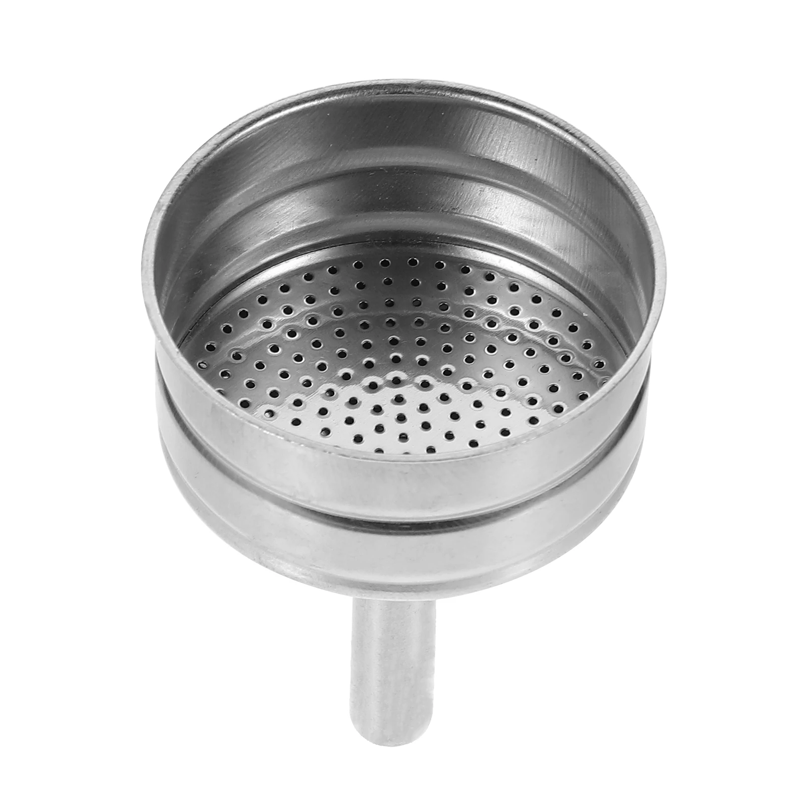 Funnel Silver Coffee Filter Reusable Stainless Steel 4 Person Mocha Pot Accessories Precision Mesh Basket
Funnel Silver Coffee Filter Reusable Stainless Steel 4 Person Mocha Pot Accessories Precision Mesh Basket