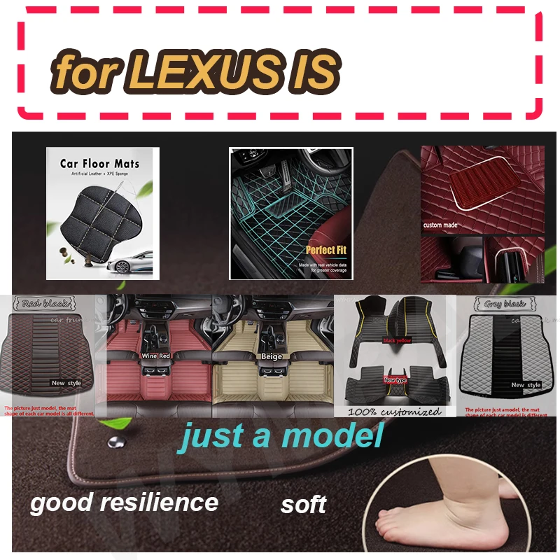 Автомобильные коврики LUXURY для LEXUS IS серии 200 300 300C 250 250C 2008 2009 2010 2011 2012 Пользовательские автомобильные подушечки для ног
Автомобильные коврики LUXURY для LEXUS IS серии 200 300 300C 250 250C 2008 2009 2010 2011 2012 Пользовательские автомобильные подушечки для ног