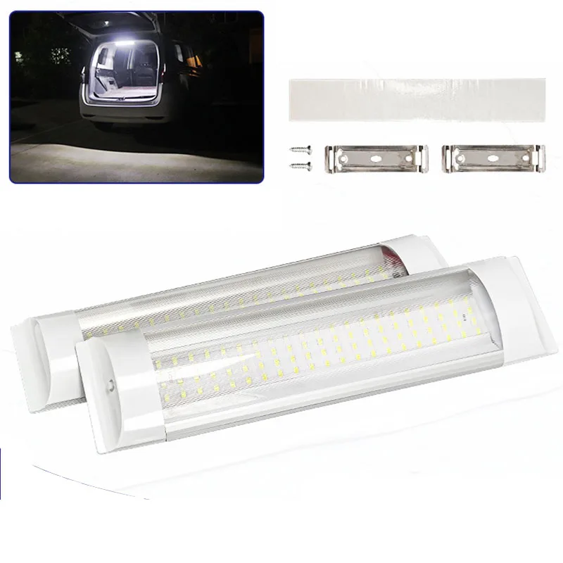 1Pcs 12-80v Wide Voltage 84 Led White Car Cab Reading Lamp For Cars Trucks Buses And Caravans Car Accessory
1Pcs 12-80v Wide Voltage 84 Led White Car Cab Reading Lamp For Cars Trucks Buses And Caravans Car Accessory