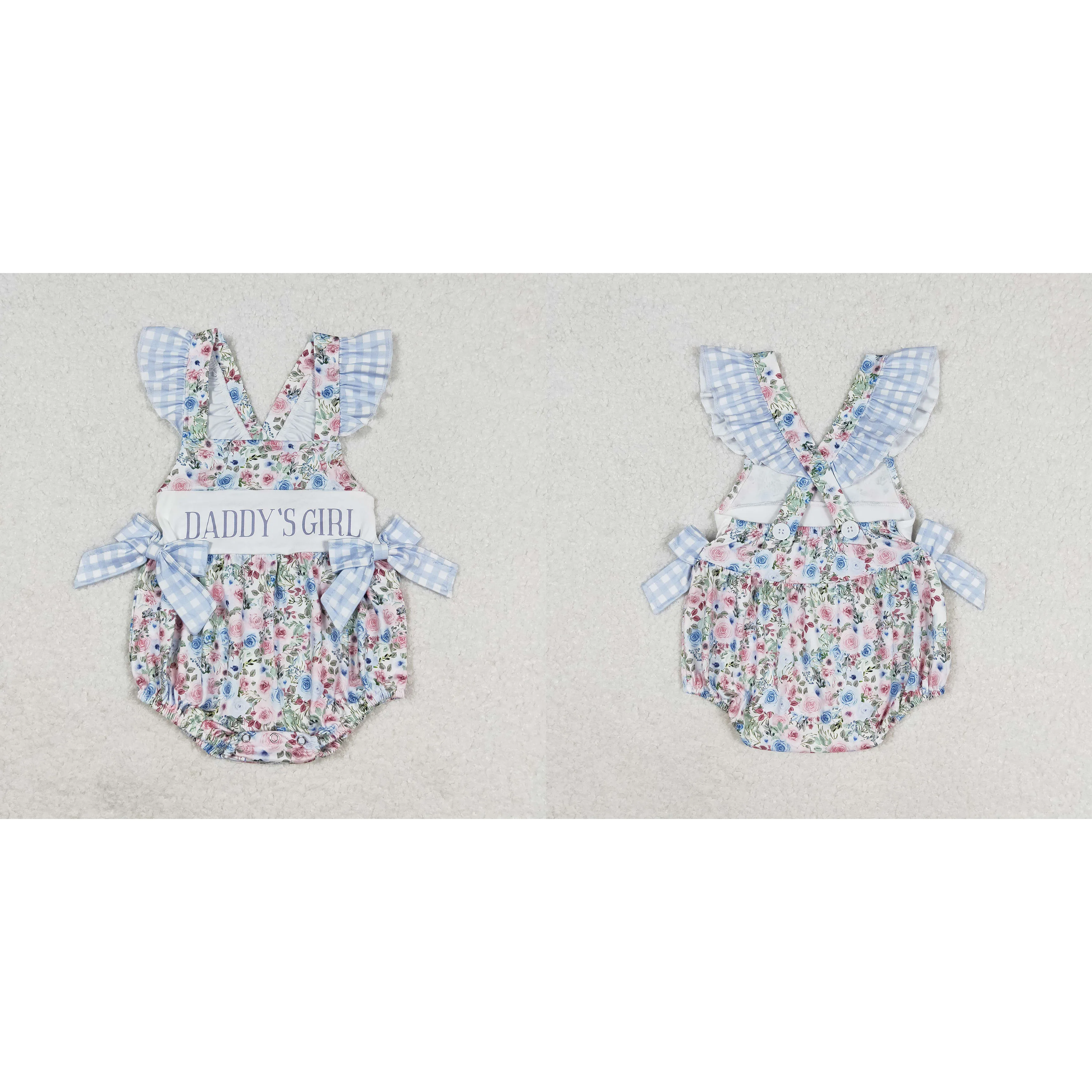 Wholesale Newborn Bubble Floral Romper Daddy's Girl Jumpsuit Toddler Kid Children Summer Father's Day One-piece
Wholesale Newborn Bubble Floral Romper Daddy's Girl Jumpsuit Toddler Kid Children Summer Father's Day One-piece