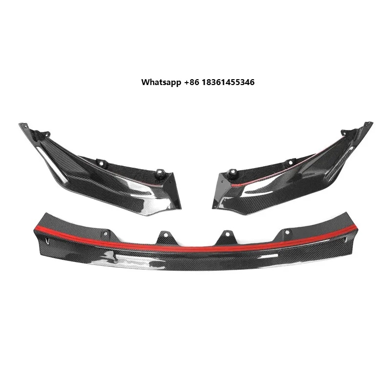 For G80 M3 G82 G83 M4 2021+ V Style Carbon Fiber Front Bumper Lip & Splitters Kit
For G80 M3 G82 G83 M4 2021+ V Style Carbon Fiber Front Bumper Lip & Splitters Kit