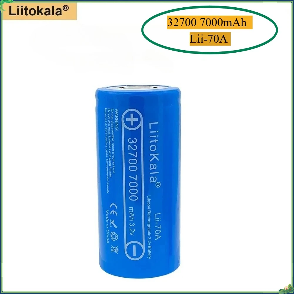 Liitokala 3.2V 32700 7000mAh LiFePO4 Battery High Power for Electric Tools Scooters Electric Drill Lawn Mower
Liitokala 3.2V 32700 7000mAh LiFePO4 Battery High Power for Electric Tools Scooters Electric Drill Lawn Mower