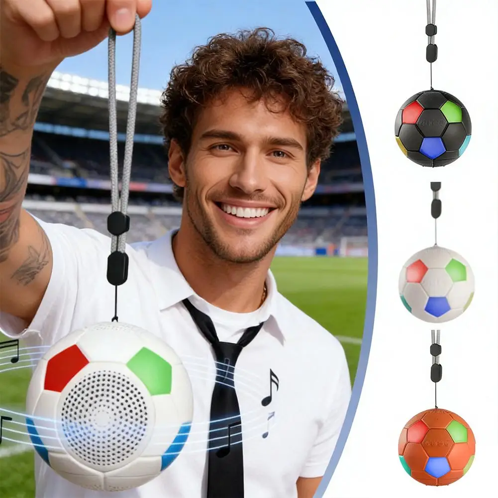 Football-style round creative gift portable desktop RGB light outdoor subwoofer Bluetooth speaker Immersive 360 Degree Surround
Football-style round creative gift portable desktop RGB light outdoor subwoofer Bluetooth speaker Immersive 360 Degree Surround
