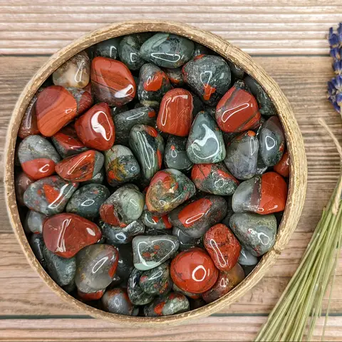 Natura African blood stone, African Blood Stone particle, Natural blood stone, Crystal gift
