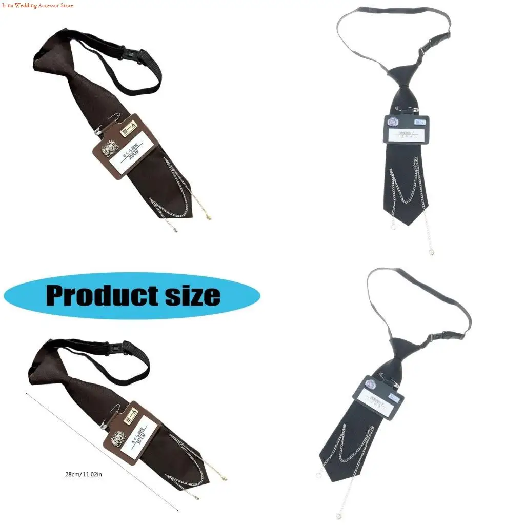 G92D Pre Tied Necktie with Pin Name Badge Chain Uniform Tie Preppy Student Neckwear
G92D Pre Tied Necktie with Pin Name Badge Chain Uniform Tie Preppy Student Neckwear