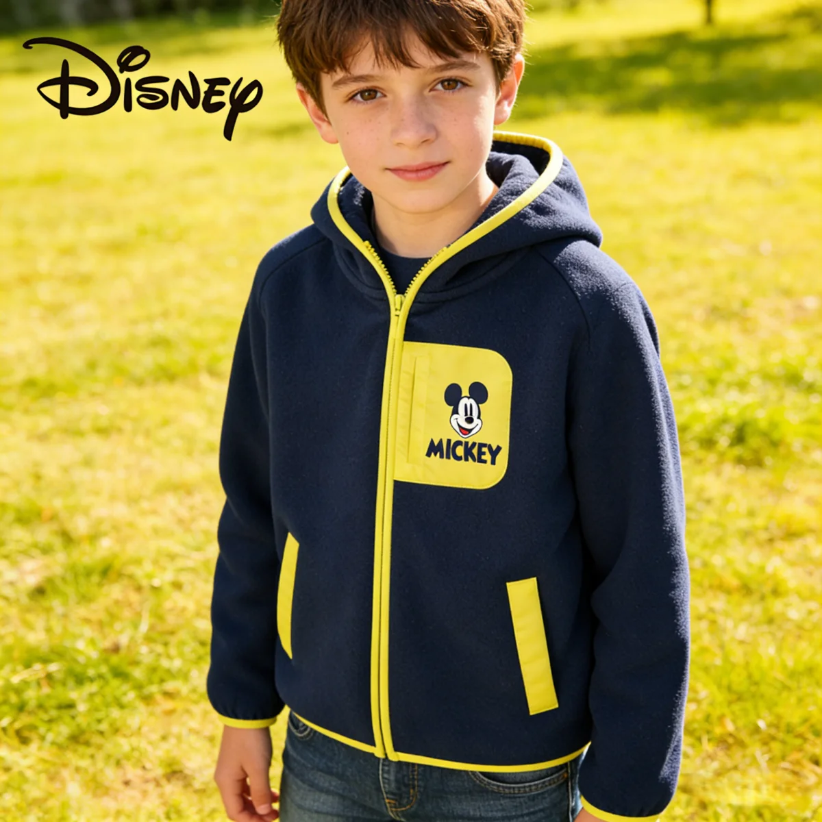 Disney Kids Warm-keeping Hooded Jacket Boys Mickey Print Windproof Outerwear Children Autumn Winter Cold-resistant Zipper Jacket
Disney Kids Warm-keeping Hooded Jacket Boys Mickey Print Windproof Outerwear Children Autumn Winter Cold-resistant Zipper Jacket