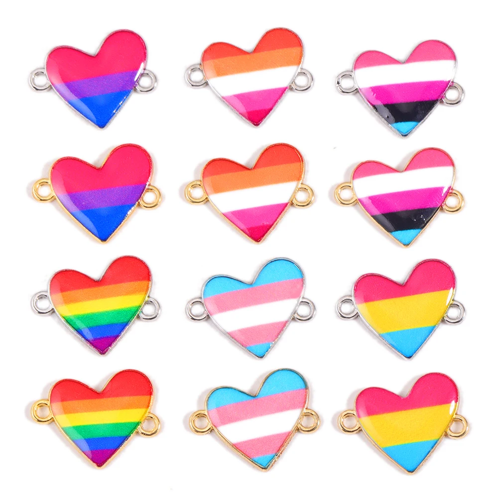 10Pcs/Set Colorful Drip Oil Love Wins Heart Jewelry Connector Charm for Jewelry Making Bracelet DIY Pendant Accessories Handmade
10Pcs/Set Colorful Drip Oil Love Wins Heart Jewelry Connector Charm for Jewelry Making Bracelet DIY Pendant Accessories Handmade