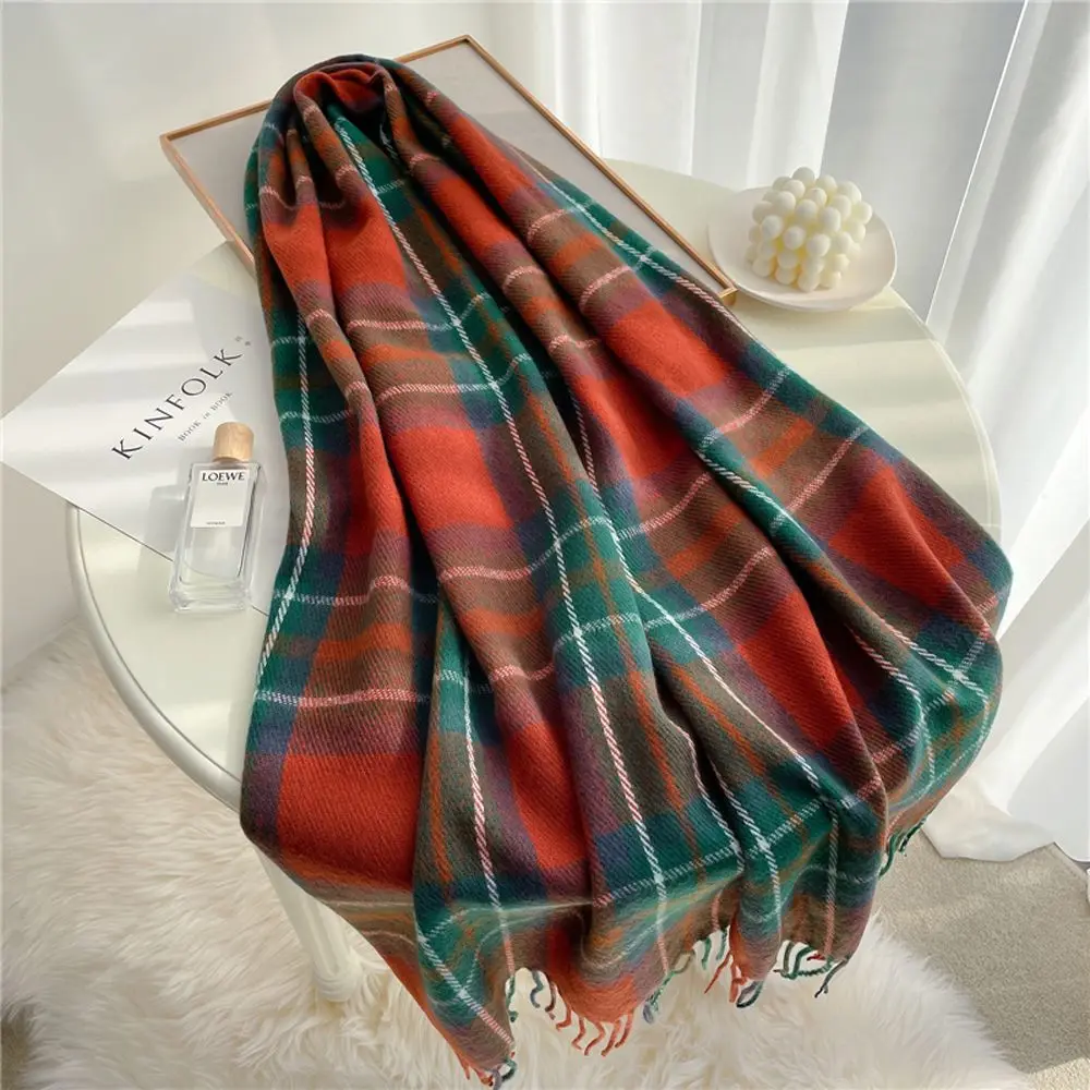 Plaid Tassel Fashion Student Warm Scarf Korean Style Scarves Men Scarf Blanket Women Cashmere Shawl
Plaid Tassel Fashion Student Warm Scarf Korean Style Scarves Men Scarf Blanket Women Cashmere Shawl