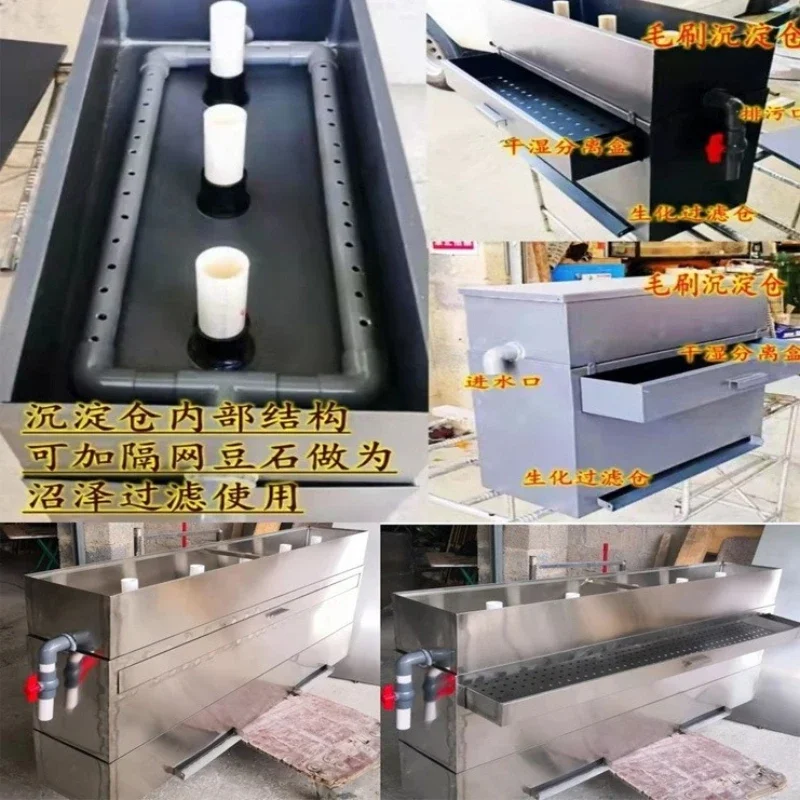 GLQ6.3 Fish pond filter water circulation purification system stainless steel fish farming equipment koi pond fish tank
GLQ6.3 Fish pond filter water circulation purification system stainless steel fish farming equipment koi pond fish tank