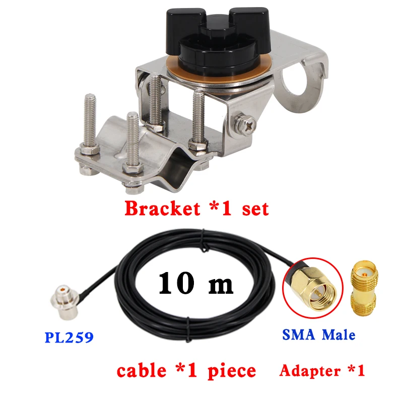 10M SMA male head extension coaxial feeder antenna bracket L-shaped U clip round tube luggage rack clip edge outdoor decoration
10M SMA male head extension coaxial feeder antenna bracket L-shaped U clip round tube luggage rack clip edge outdoor decoration