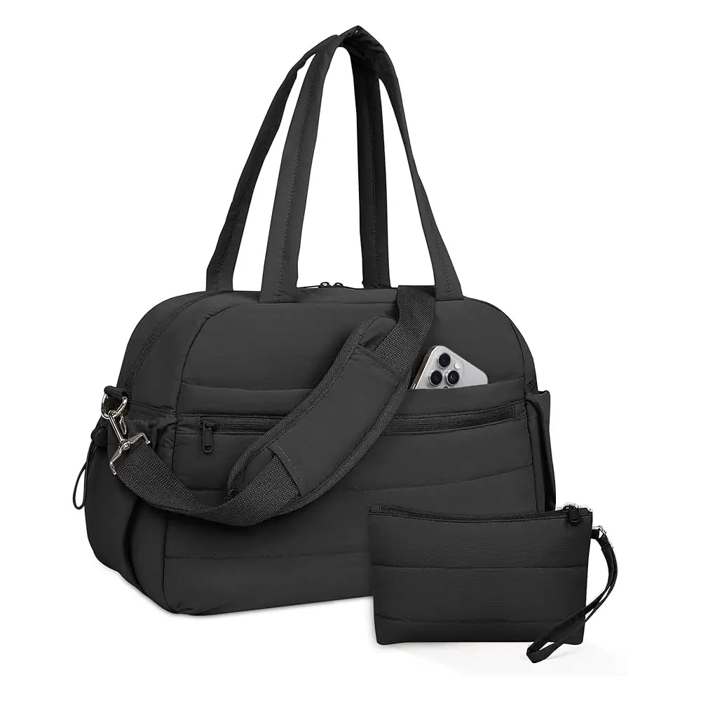 Gym Bag for Women, Lightweight Duffle Bag for Travel with Wet Pocket, TSA Friendly Carry On Duffel Bag for Weekender, Sports
Gym Bag for Women, Lightweight Duffle Bag for Travel with Wet Pocket, TSA Friendly Carry On Duffel Bag for Weekender, Sports