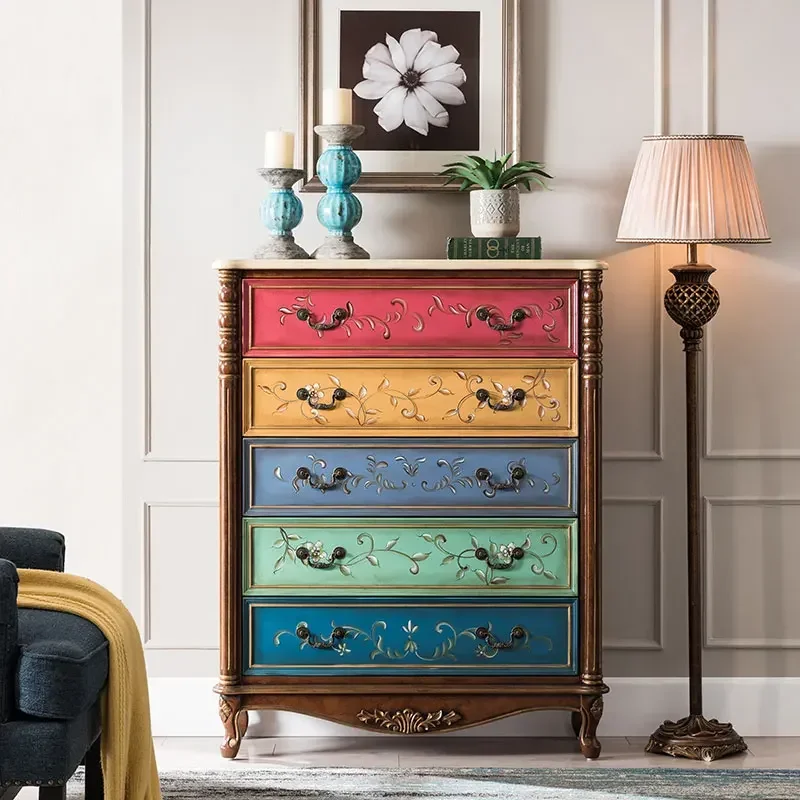European Retro Solid Wood Cabinets Hallway Decorative Locker Bedroom Storage Cabinet1
European Retro Solid Wood Cabinets Hallway Decorative Locker Bedroom Storage Cabinet1