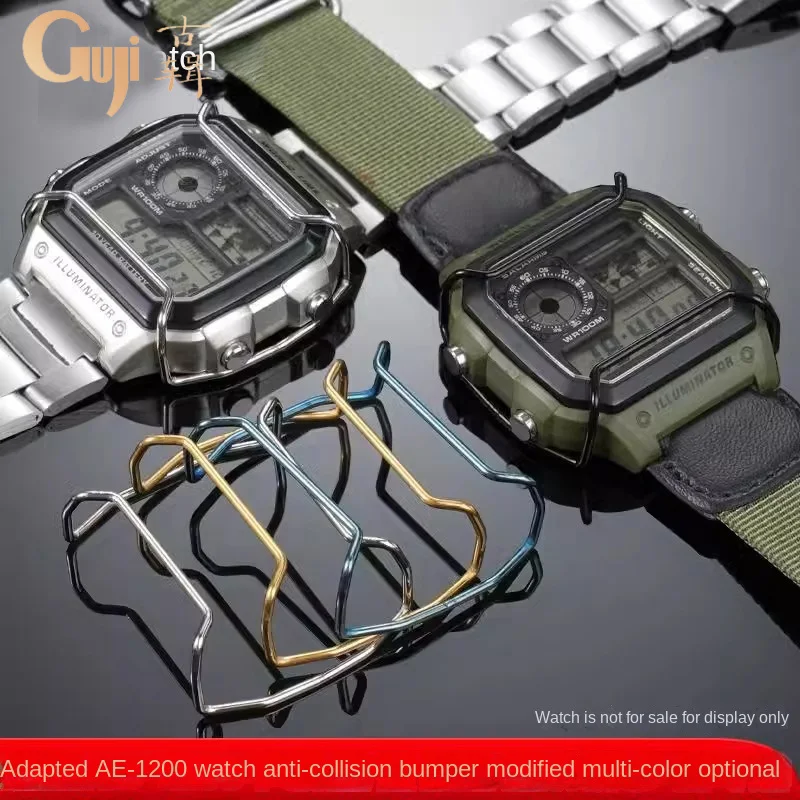 Бампер AE1200, модифицированный бампер для часов из нержавеющей стали, серия 3299, модифицированные аксессуары для часов AE1200/AE1300, AE-1200 для часов Casio
Бампер AE1200, модифицированный бампер для часов из нержавеющей стали, серия 3299, модифицированные аксессуары для часов AE1200/AE1300, AE-1200 для часов Casio