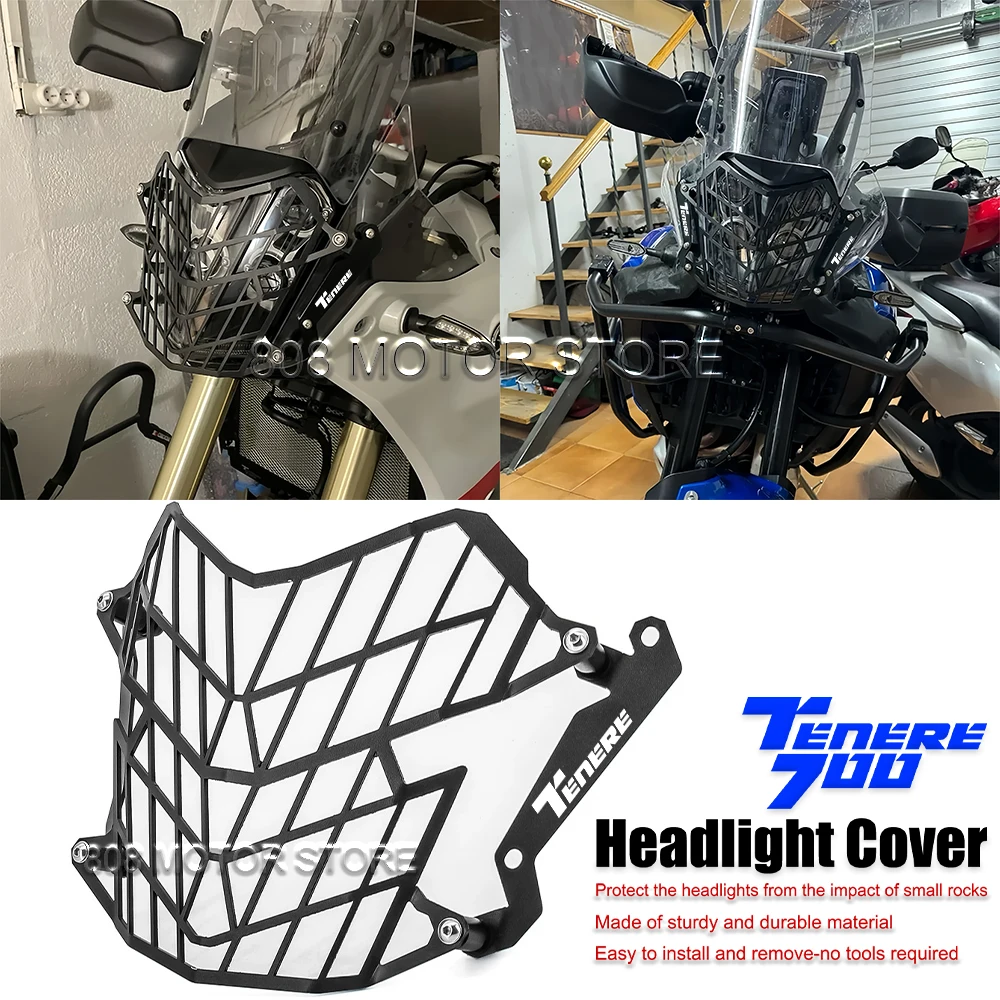 For Tenere 700 tenere 700 xtz 700 Motorcycle Accessories CNC Headlight Guard Cover Protector
For Tenere 700 tenere 700 xtz 700 Motorcycle Accessories CNC Headlight Guard Cover Protector